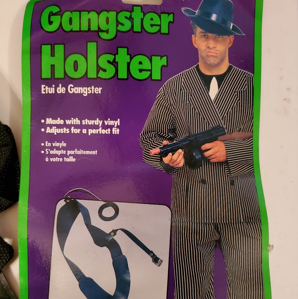 Gangster shoulder holster costume halloween accessory